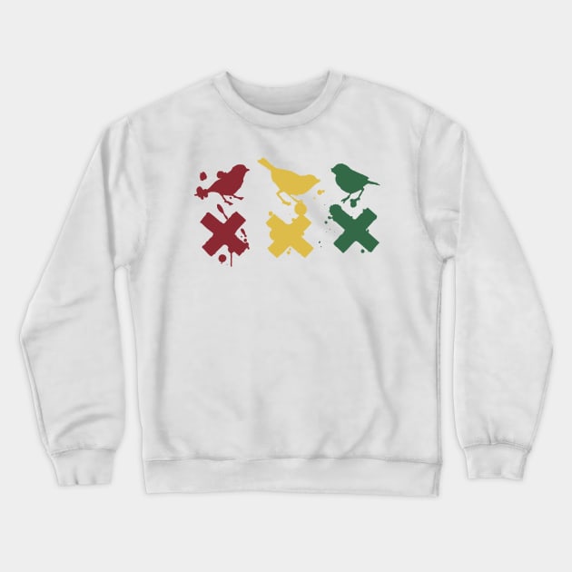 Ajax 3 Little Birds Crewneck Sweatshirt by slawisa